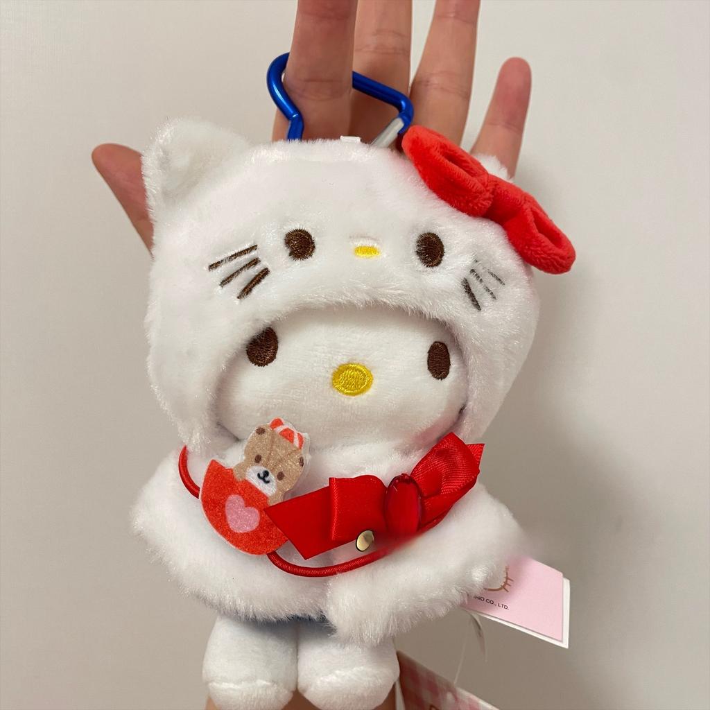 Sanrio Kawaii Doll Clothes Kuromi Melody Cinnamoroll For 15cm Cotton Doll Clothing Kokomimi Kitty Cloak Skirt for Labubu Outfit