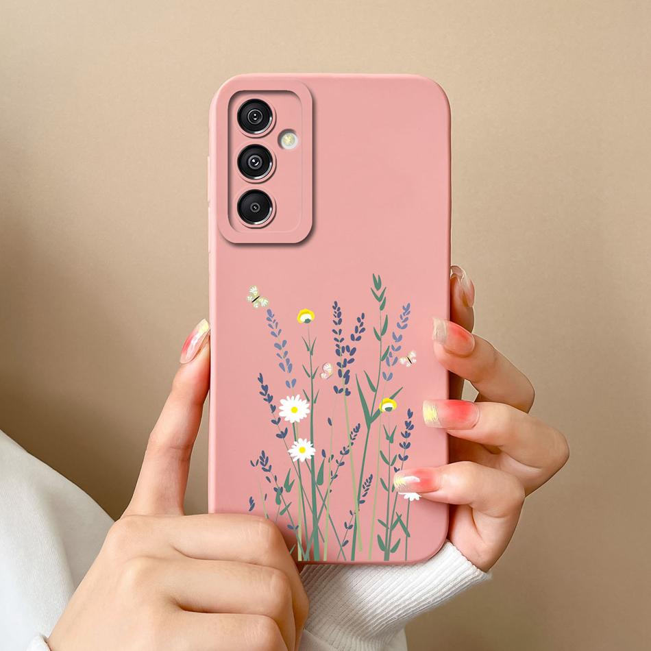Cute Case For Samsung Galaxy A15 Funny Full Protection Soft Liquid Silicone Anti Choc Phone Cover For Samsung A15 A 15 Fundas