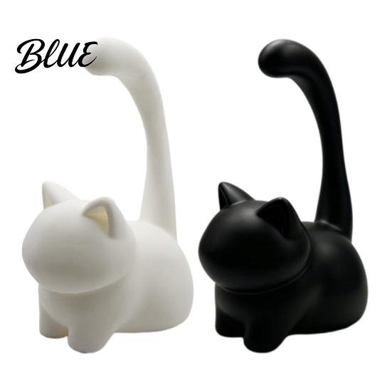 Minimalist Jewelry Tray Cute Cat Ring Holder Stand for Bedroom Dressing Creative Gift Her Table Decorative Sitting Organizer Rings And Earrings