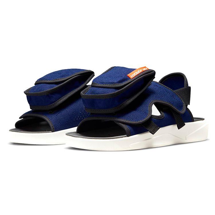 Air Jordan LS Slide Deep Royal Blue Turf Orange Lifestyle Sandals CZ0791-400