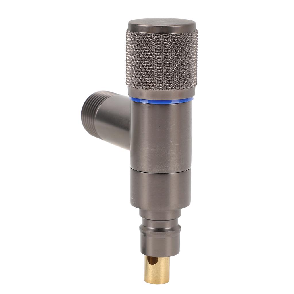 Washing Machine Hose Bibb Brass G12in DN15 Male Thread Inlet G38in Outlet Auto Off Single Cold