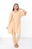 Set – Women's Relax Fit Homewear Robe + Top + Pants, Practical Design, Any Season, 8449-050 HC