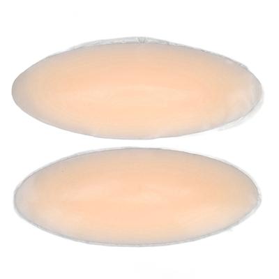 2 Stück 180g Bein-Gelpolster Beige Silikon Klebe Wadenpolster Weiche Damen Gerade Beinpolster