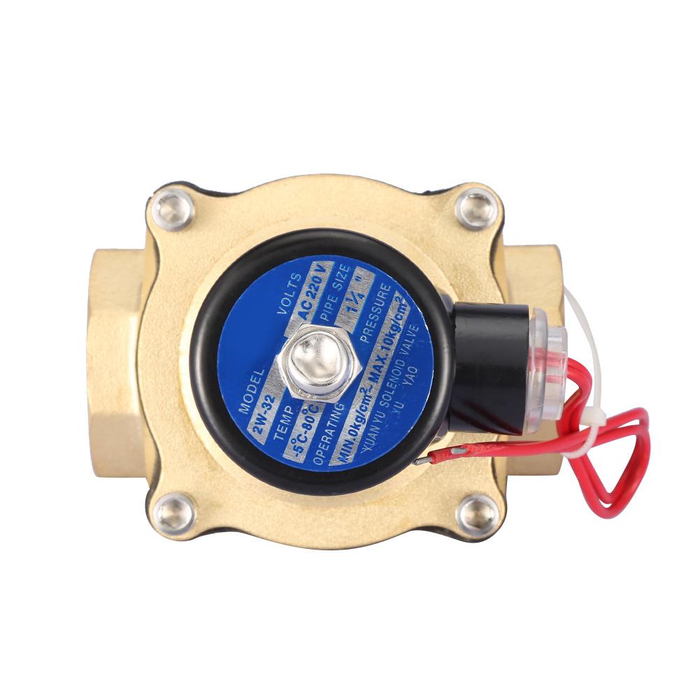 DN32 Normalmente Chiuso 2 Posizioni 2 Vie Elettrovalvola Elettromagnetica AC 220V 114