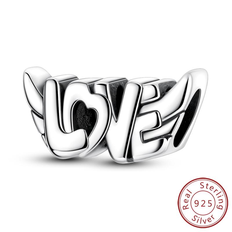 Original Copper Charms Beads Apple Gold Suitcase Family Love Charm Fit Bracelets Bangle Pendant Women Diy Jewelry