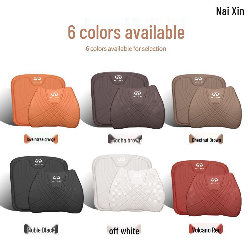 Universeel All-Season Stoelkussen met Lendensteun voor Infiniti Q50L/QX50/QX60/Q70L