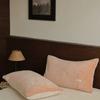 2PCS Soft Milk Velvet Pillowcase Comfortable Pillow Case Simple Pillowcase  Autumn and Winter