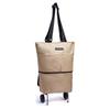 Foldable One-Way Wheel Shopping Tote – Portable, Large Capacity for Travel and Groceries