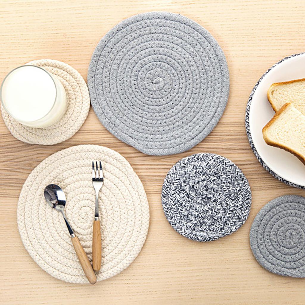 Bavlněná nitě Cup Wad Tepelně izolační podložka Spařovací podložka Jídelní podložka