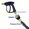 M22-14mm auf Karcher Lavor Bosch Adapter - 2320PSI Schnellkupplung für Karcher Nilfisk Hochdruckreiniger O-Ring Auslaufsicher