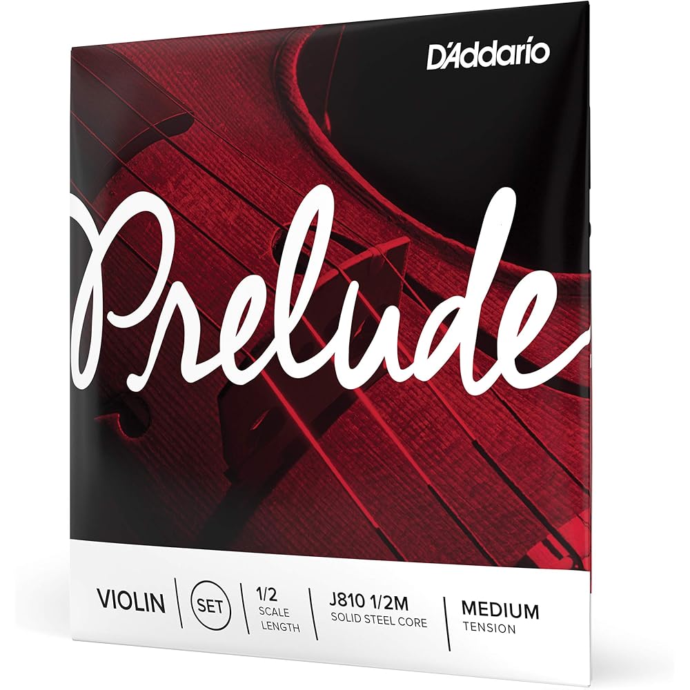 D'Addario Daddario Violin String Prelude Set J810 1/2M Medium Tension [Domestic Genuine]