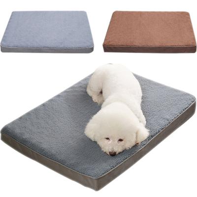 Dog Bed Mat with Zipper Remolvable Pet Mattress for Dog Sleeping Mat Washable Dog Mattress Pet Pad Cushion, Suitable For Winter