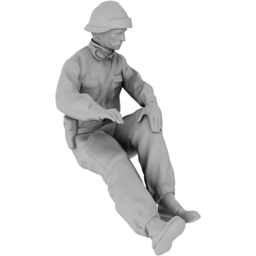 IBG 1/35 Scale Polish Army TKS Small Tank with 20mm Gun, Metal Gun Barrel and Two Tank Crew Figures, Plastic Model Kit PB35046