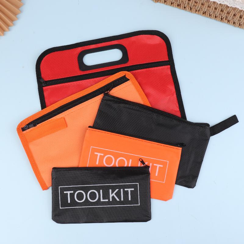 Zipper Canvas Waterproof Organizer Multi-function Portable Bag Storage Bags Hardware Toolkits Small Tool Bag