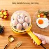 Compact Egg Cooker & Mini Frying Pan with Steamer