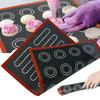Non Stick Baking Mat Food Safe Baking Silicone Mat Food Grade Reusable Double Sided Printing Macaron Silicone Baking Mats