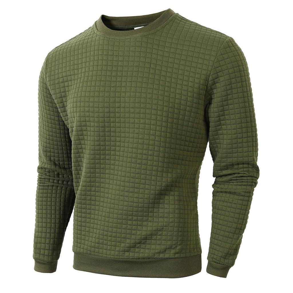 Men's Casual O-neck Loose Cotton Sweater Pullover