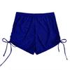Women's Summer Mesh Bikini Cover Beach Swimwear Transparent Drawstring Shorts