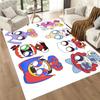 Digital Circus Carpet Perfect for Game Room Kitchen Dining Room Playrooms Antislip Carpet Anime Office Decor Spiritual Gift