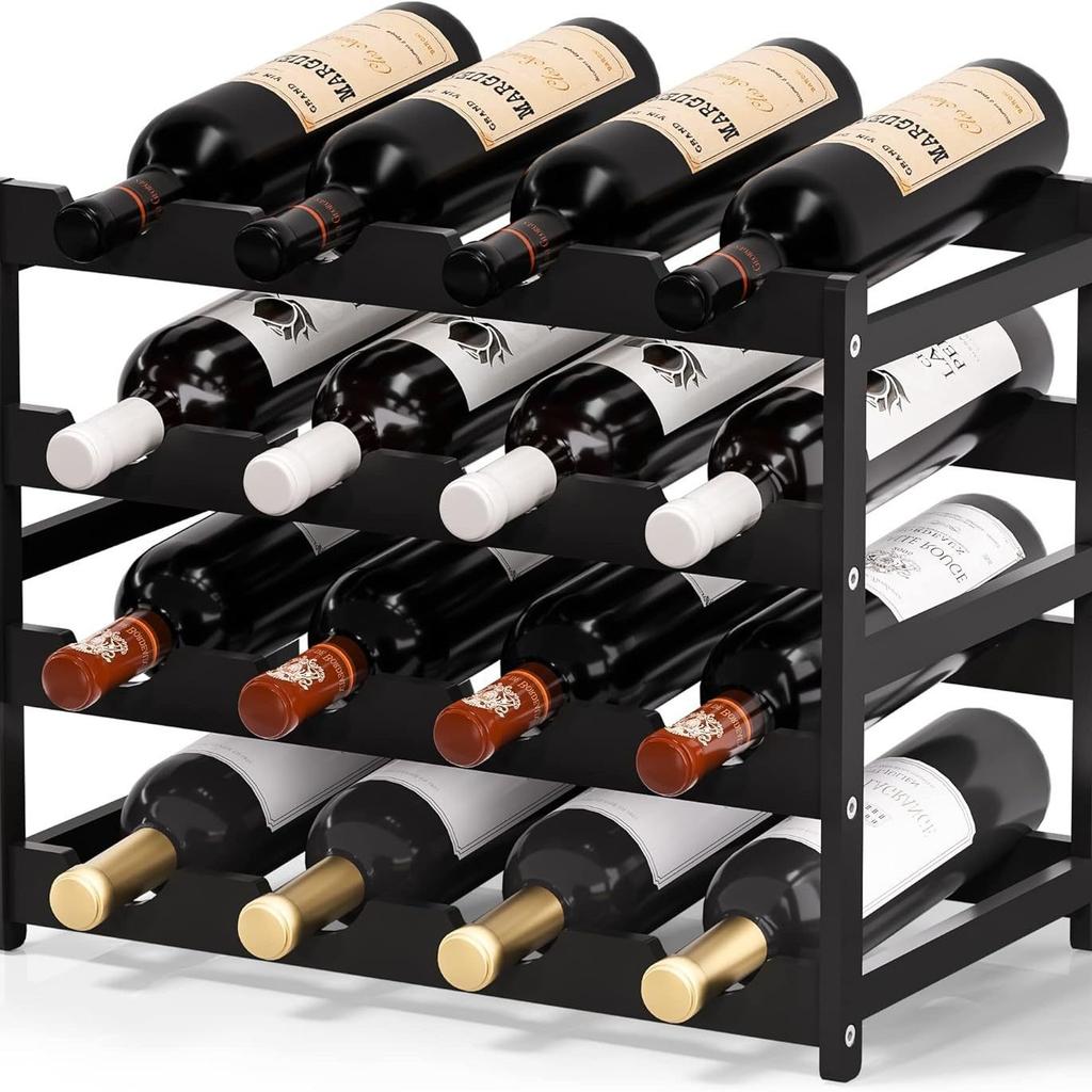 Multi-Layer Wine Rack Desktop Display, Stylish Wine Bottle Holder, Elegant Living Room Wine Storage Rack Display Organization