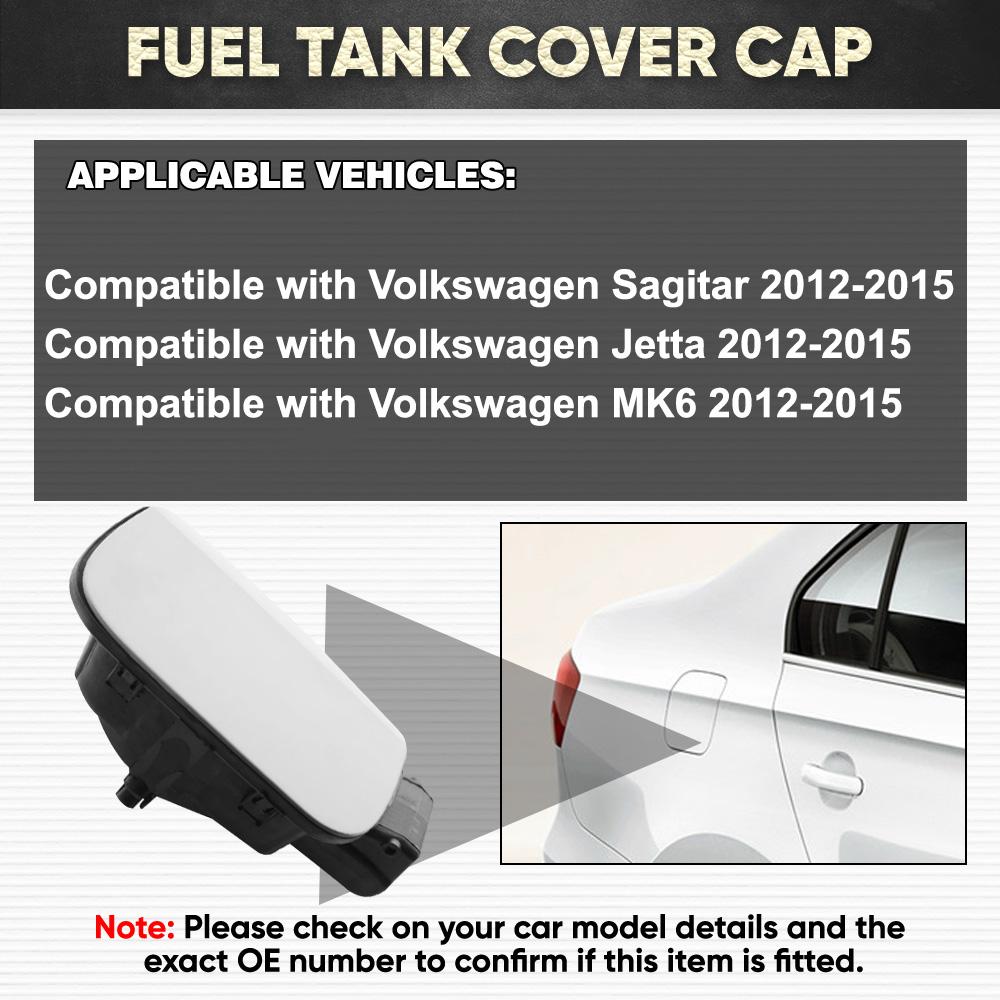 For VW Sagitar Jetta MK6 2012 2013 2014 2015 Car Gas Fuel Filler Flap Door Fuel Tank Cap Cover 5C6809857D 16D809857