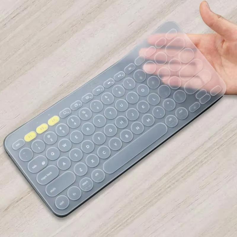 Flexible Silicone Keyboards Cover Slim Fit Design Waterproof Protections Easy Maintenance Protector Skin For K380