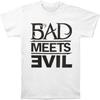 Eminem Bad Meets Evil Mens White T Shirt