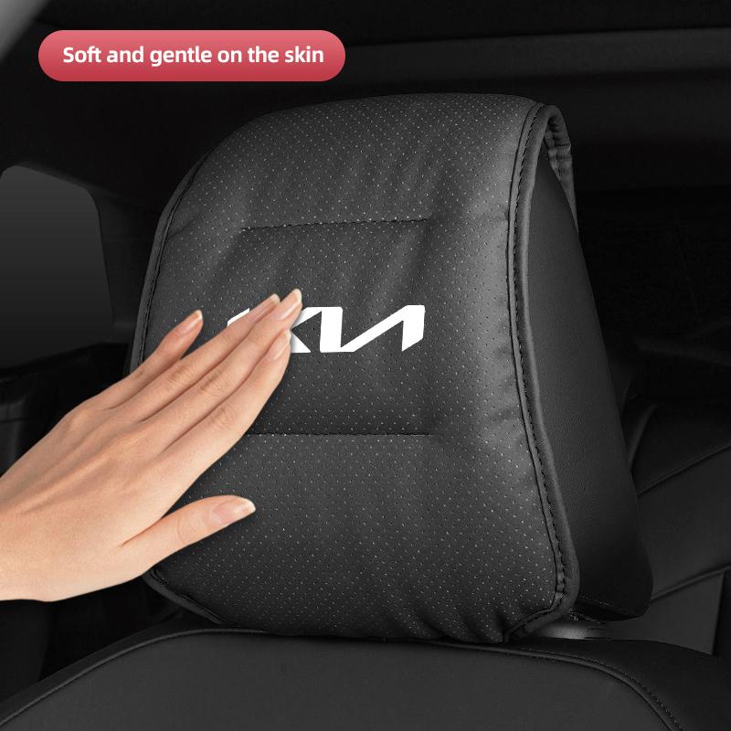 Autositz Kopfstützen-Schutz Auto Kissenbezug Aufkleber für KIA K5 Sorento Ceed Sportage Carnival Stinger Forte Niro Soul Cerato