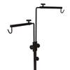 Adjustable Reptile Plant Lamp Stand with Retractable Height