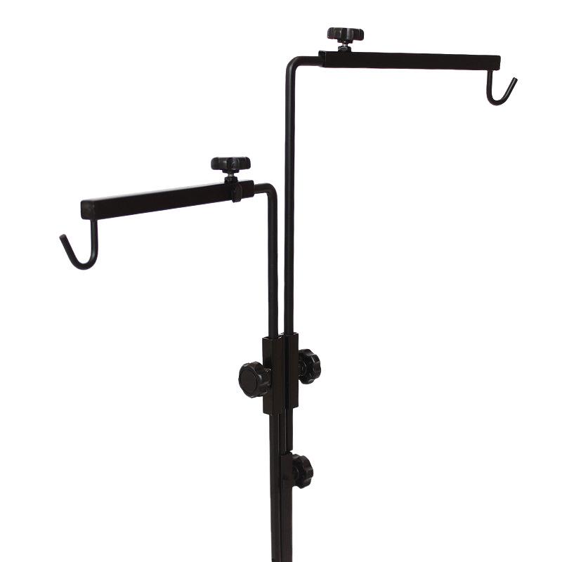 Adjustable Reptile Plant Lamp Stand with Retractable Height