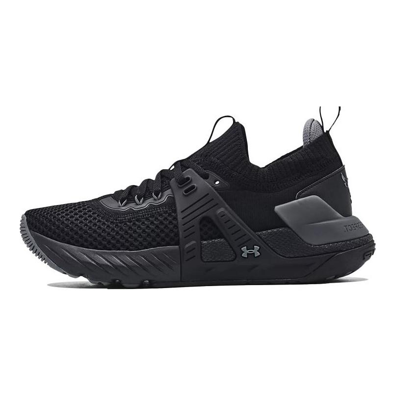 Under Armour Project Rock 4 'Black Pitch Grey' Women's 3023696-002