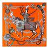 Manual Hand Rolled Twill Silk Scarf Women Timpani Print Square Scarves Echarpes Curled Foulards Femme Wrap Bandana Hijab 90CM