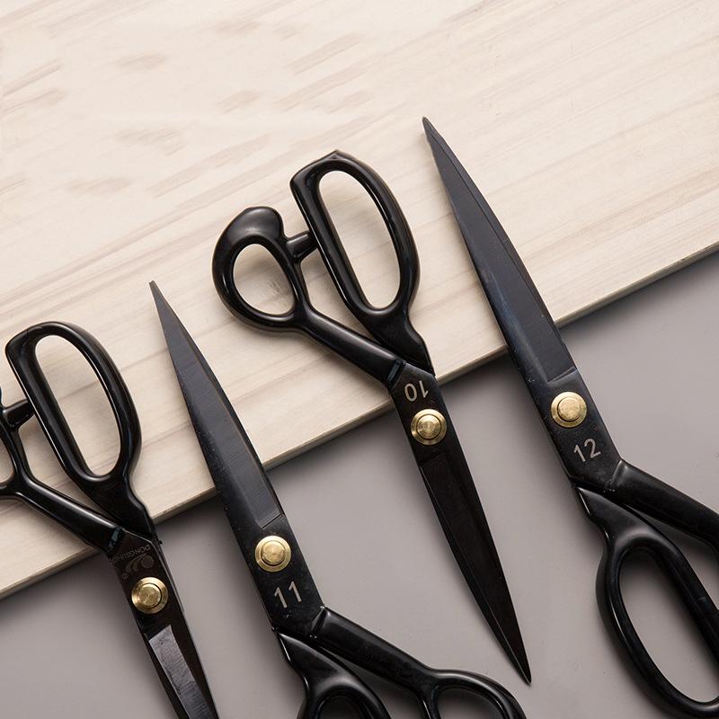 8-12 Inch Cutting Scissors Sewing Cutting Metal Large Scissors Leather Cloth DIY Sewing Supplies Household Thickening Scissors
