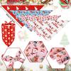 20 Pcs Pet Bandanas Triangle Scarfs for Dogs Christmas Thanksgiving Halloween Holiday Accessories for Cats And Dogs