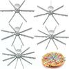 Aluminum Alloy Pizza Slicer Sharp Blades Food Grade Material For Home Kitchen Baking Pizza Making