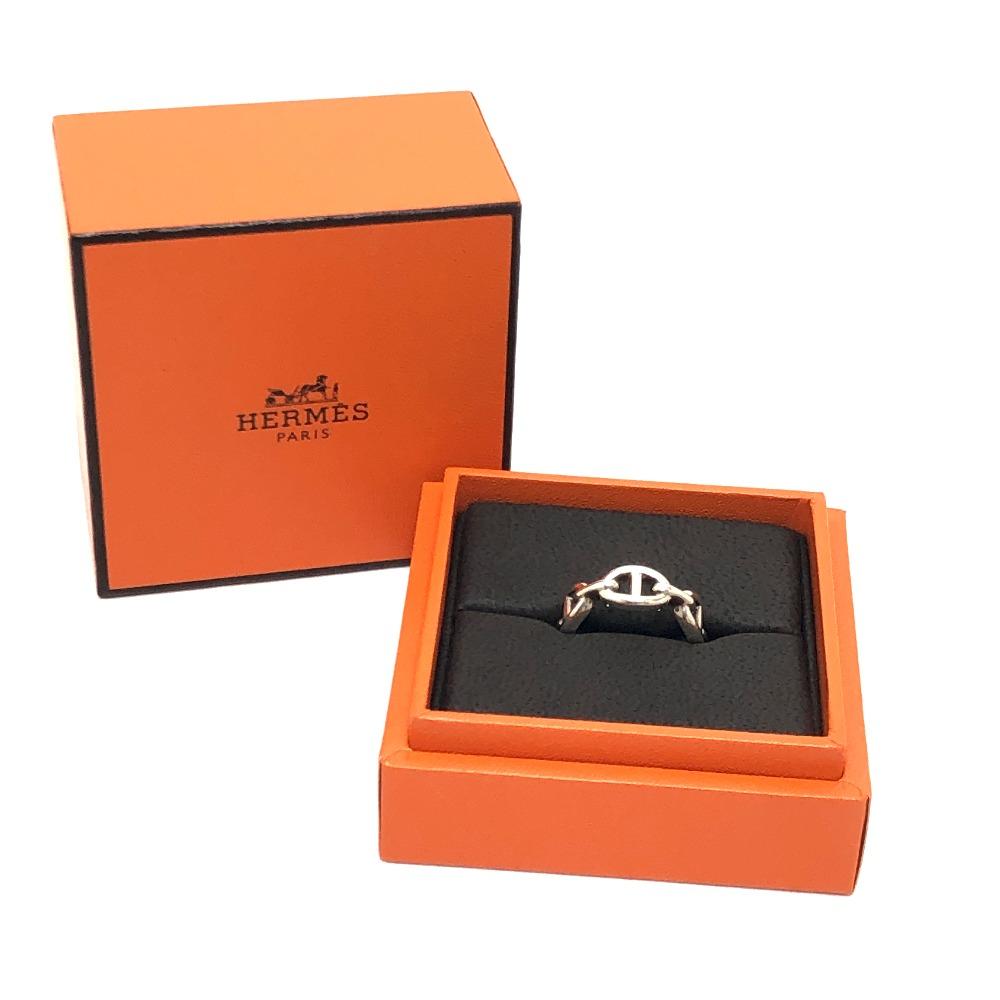 HERMES Chaine d'Ancre Accessory Jewelry Ring SV925 Silver