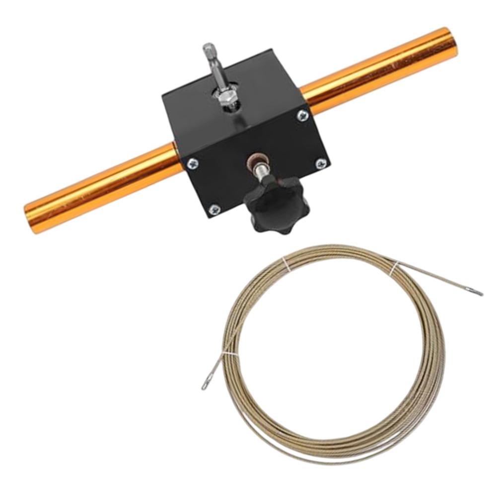 Automatic Wall Wiring Machine Cable Pulling Tool For Electric Drill 3-6mm Wire Threading Device Construction Home Decoration