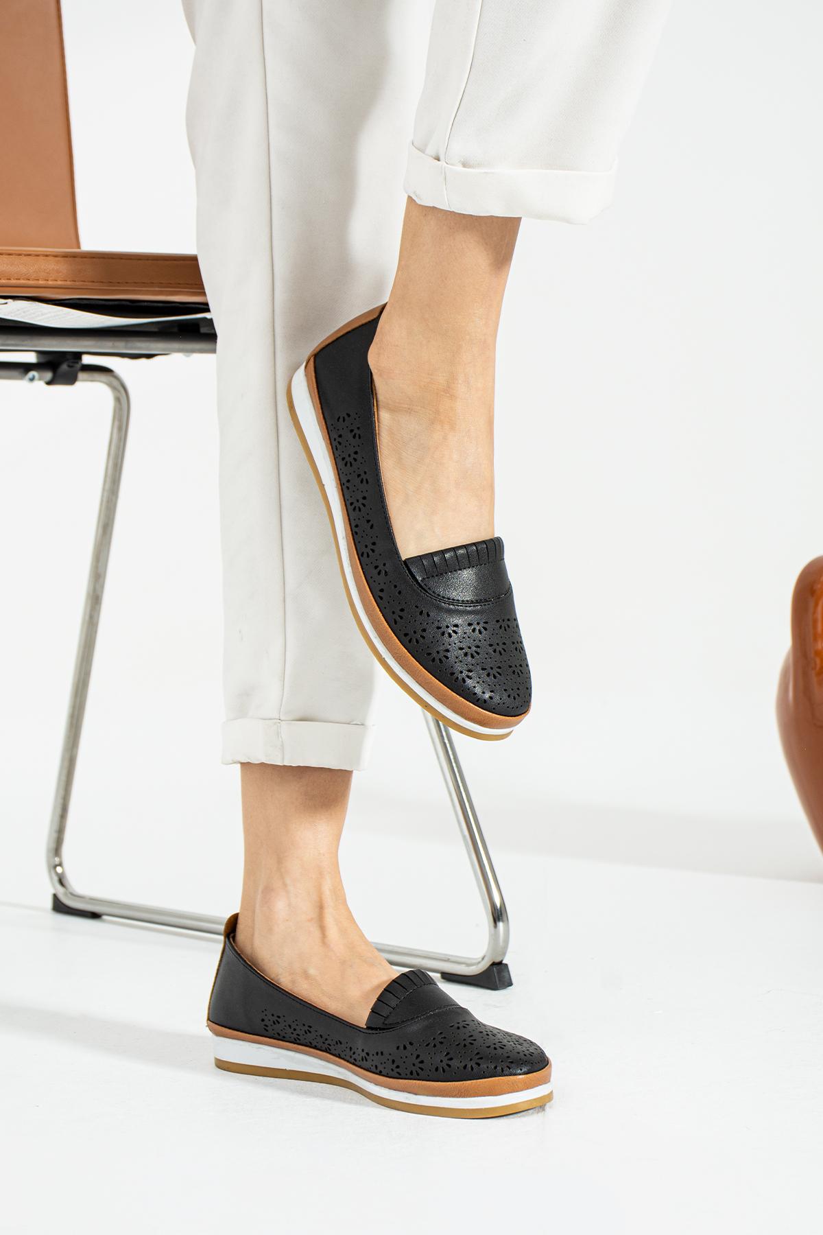 

Анатомическая удобная подошва, лазерная резка, внутренняя подкладка, натуральная кожа, модная женская обувь нового сезона, 43-1830-22