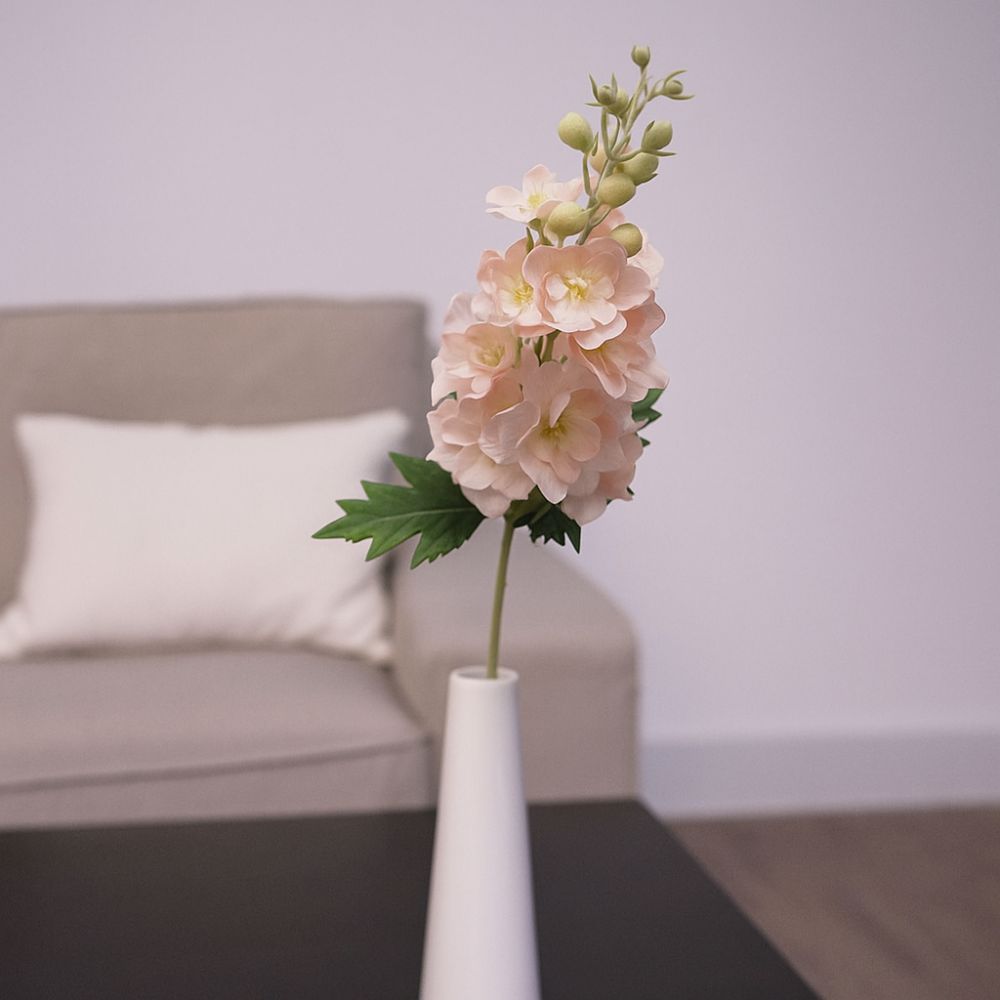 Lifelike Delphinium Stem Moisturizing Simulation Flower Artificial Delphinium Flower  Family Party