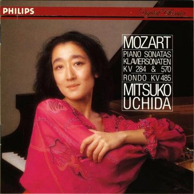CD MOZART; UCHIDA - Mozart: Pianosonater K284/570 4201852 Philips 1987 Europa Klassisk Begagnad