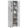 Highboard FLORIN Concrete Grey 60 x 35 x 182 cm Particleboard