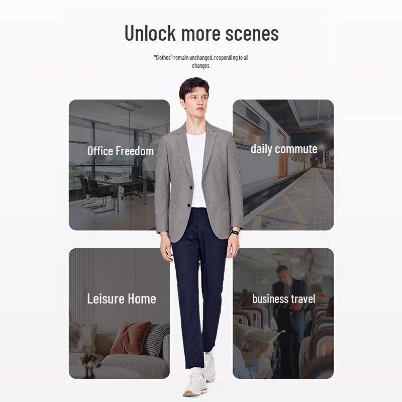 Navigare Men's Casual Suit Jacket