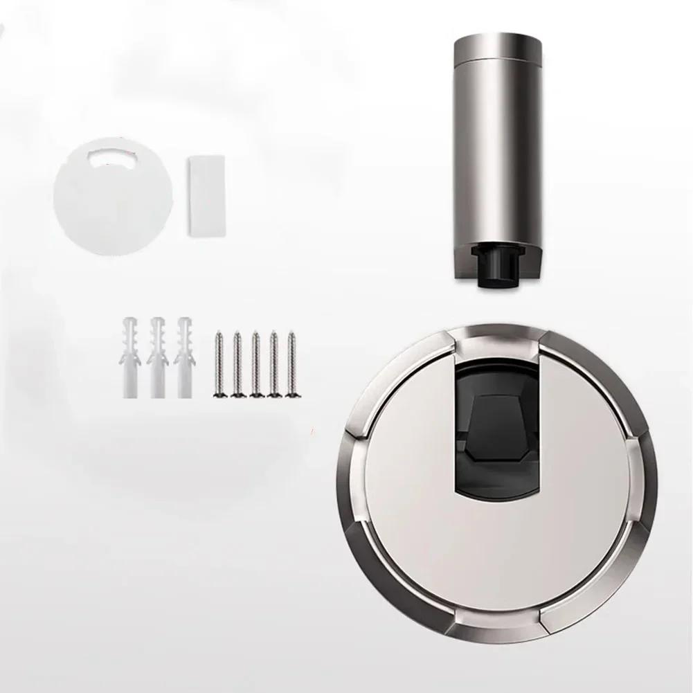 Magnetic Door Stopper Anti-Collision Door Suction Punch-free Windproof Mechanical Self-locking Adjustable Door Stop Holder
