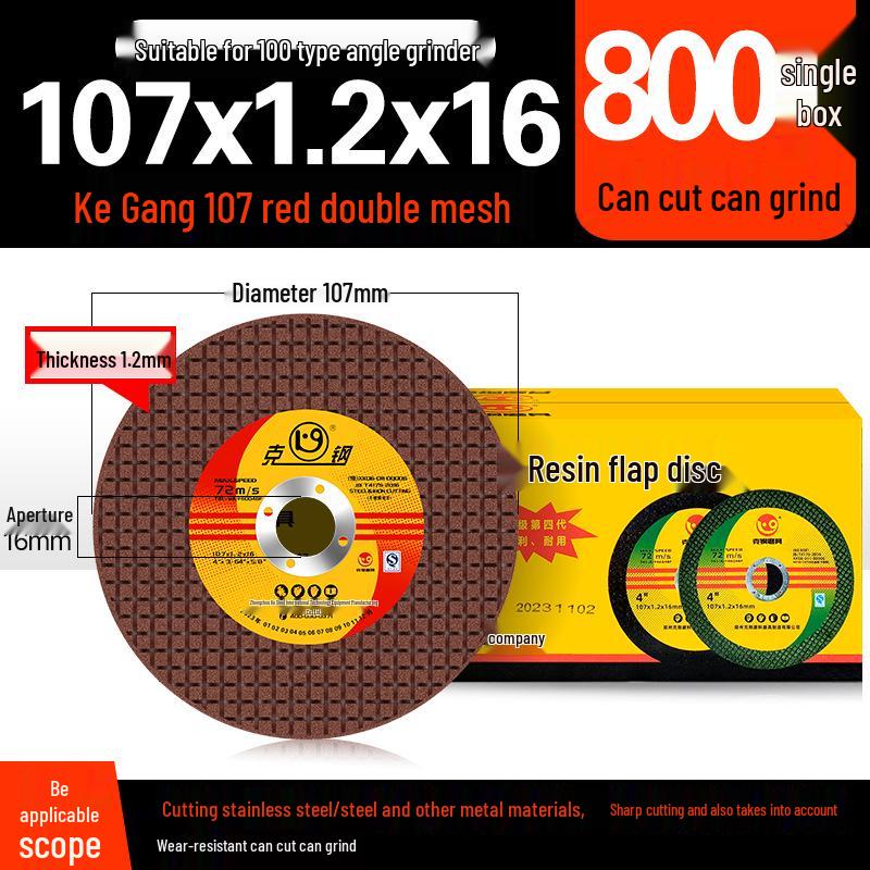 100mm Metal & Stainless Steel Grinding Wheel and Polishing Disc for Angle Grinders