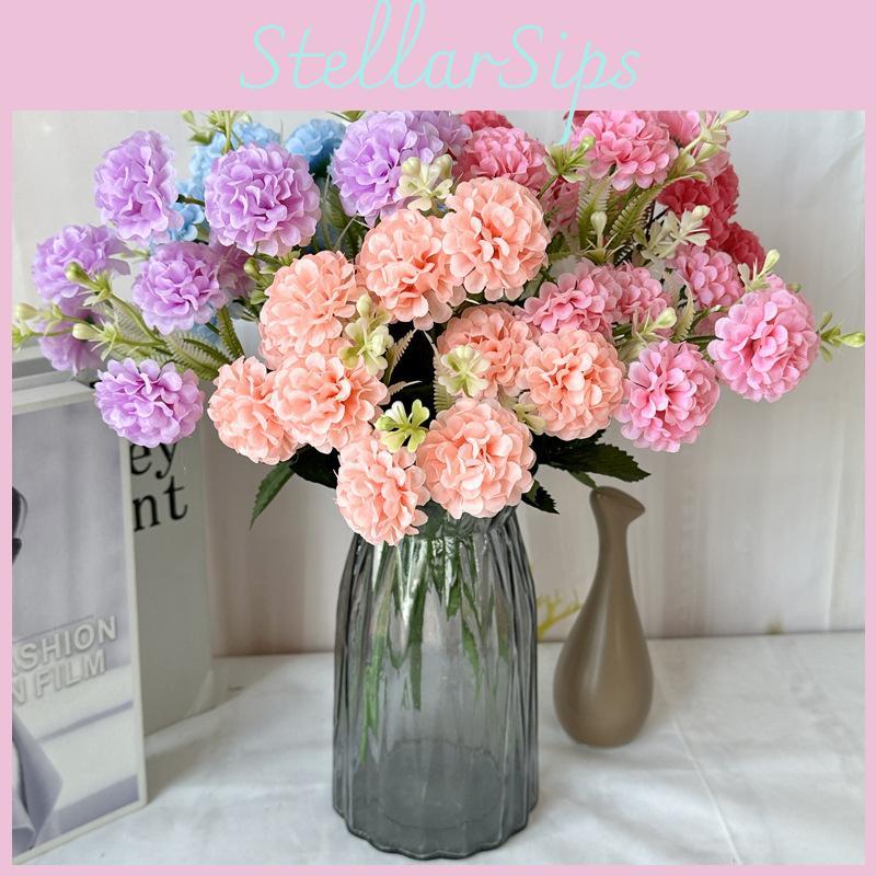 Artificial Flower Basket With Wicker Design For Living Room And Event Decoration