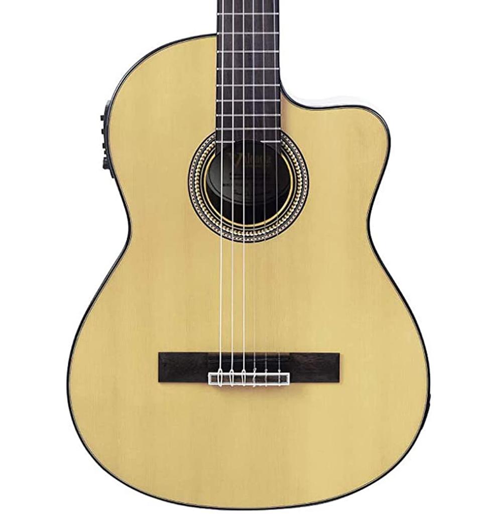 Valencia Elegat Guitar with PU Total Length 995mm Weight VC564CE 1,800g