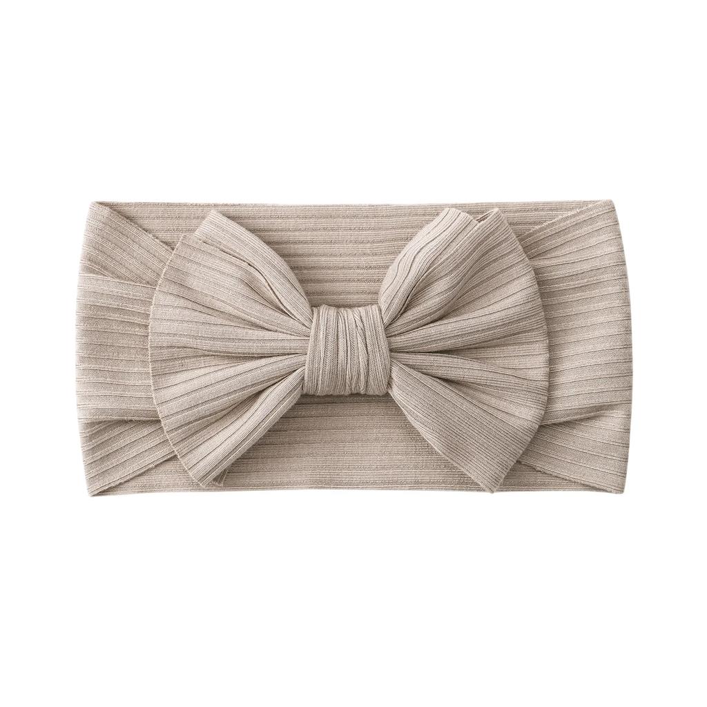 Candy Color Knit Baby Headbands Rib Bow Elastic Soft Newborn Headbands for Baby Girl Children Turban Infant Kids Accessories