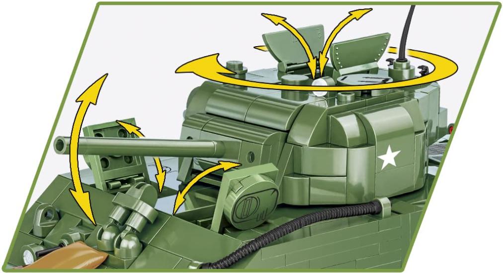 COBI M4A3 SHERMAN 2570