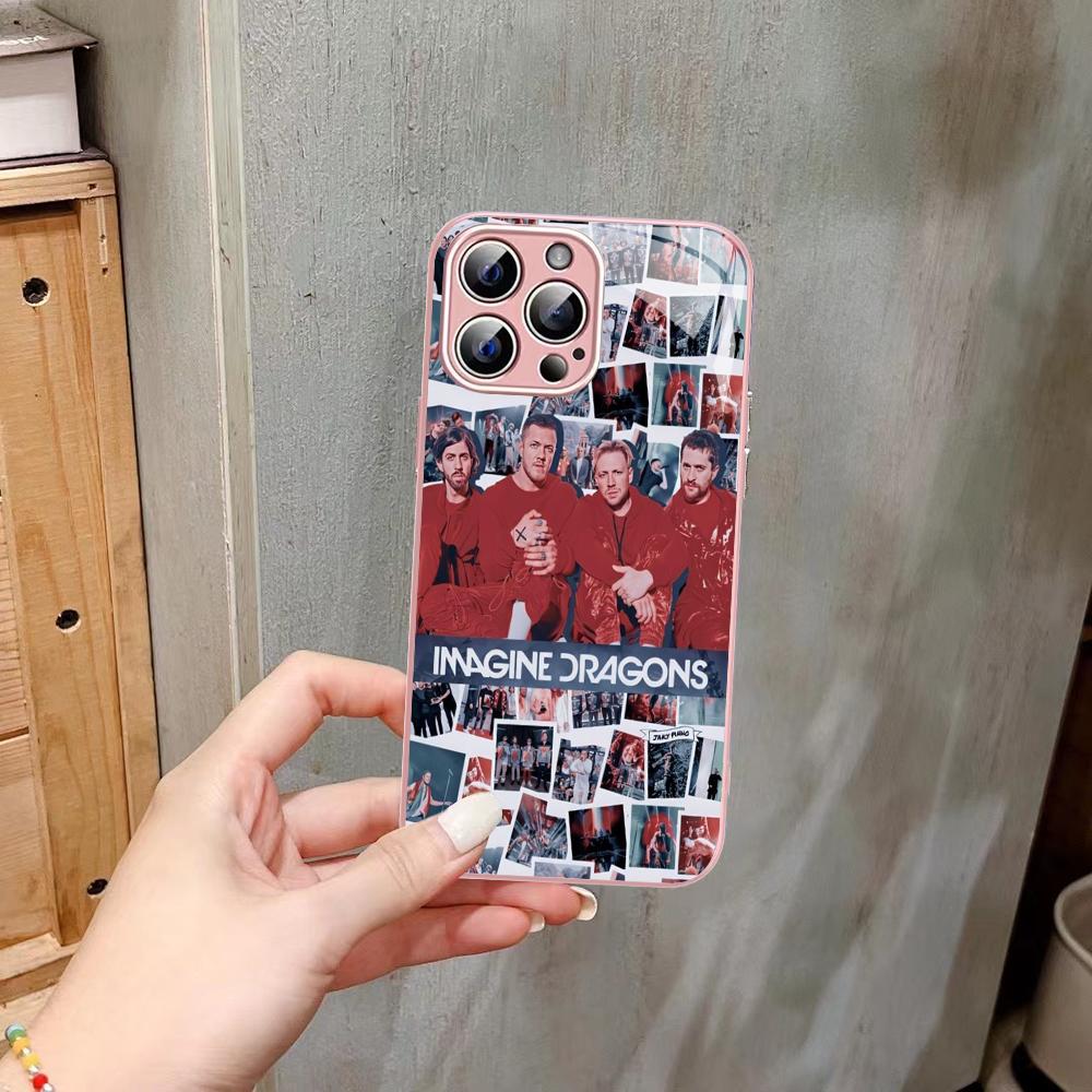 Imagine Dragons Phone Case Tempered Glass For iphone 14 13 12 11 Pro Mini XS MAX 14Plus X XS XR Fundas