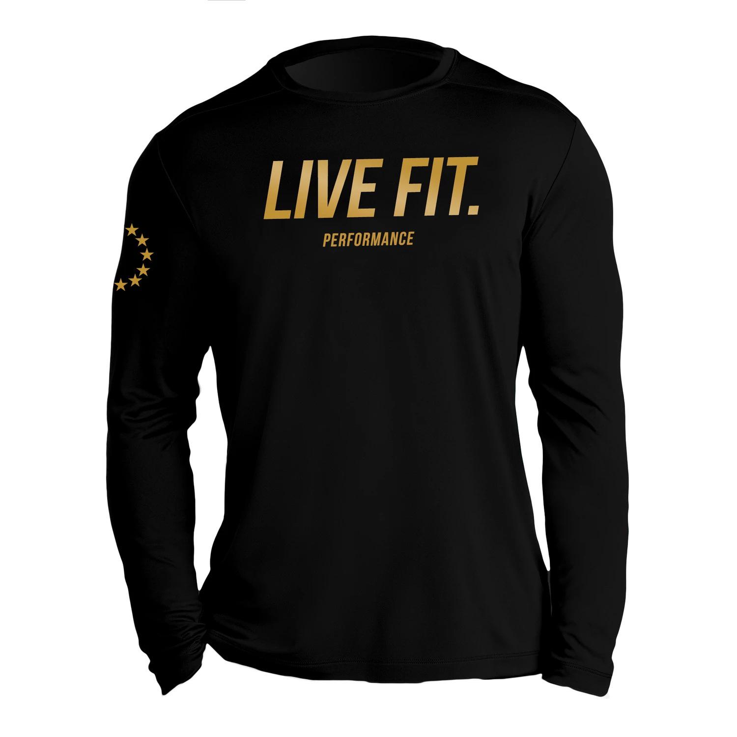 

Men s Quick Dry Long Sleeve Sport Suit for Running and Basketball Training Large чёрный
